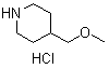 4-(Methoxymethyl)piperidine hydrochloride molecular structure (CAS 916317-00-5)