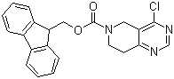 (9H-Fluoren-9-yl)methyl 4-chloro-7,8-dihydropyrido[4,3-d]pyrimidine-6(5H)-carboxylate molecular structure (CAS 916420-25-2)