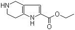 4,5,6,7-Tetrahydro-1H-pyrrolo[3,2-c]pyridine-2-carboxylic acid ethyl ester molecular structure (CAS 916420-29-6)