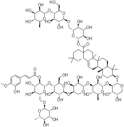 Clematomandshurica saponin B molecular structure (CAS 916649-91-7)
