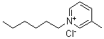 1-Hexyl-3-methylpyridinium chloride molecular structure (CAS 916730-40-0)