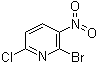 2-Bromo-6-chloro-3-nitropyridine molecular structure (CAS 91678-23-8)