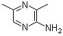 3,5-Dimethyl-2-pyrazinamine molecular structure (CAS 91678-81-8)