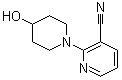 结构式 CAS# 916791-19-0, 2-(4-羟基-1-哌啶基)-3-氰基吡啶