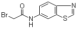 N-6-Benzothiazolyl-2-bromoacetamide molecular structure (CAS 916791-25-8)