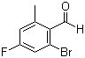 2-Bromo-4-fluoro-6-methyl-Benzaldehyde molecular structure (CAS 916792-19-3)