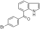 7-(4-Bromobenzoyl)indole molecular structure (CAS 91714-50-0)