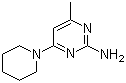 2-Amino-4-piperidino-6-methylpyrimidine molecular structure (CAS 91717-22-5)