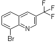 8-Bromo-3-(trifluoromethyl)quinoline molecular structure (CAS 917251-86-6)