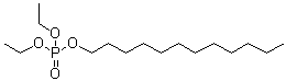 Phosphoric acid dodecyl diethyl ester molecular structure (CAS 91776-68-0)
