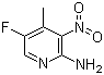 5-Fluoro-4-methyl-3-nitro-2-pyridinamine molecular structure (CAS 917918-86-6)