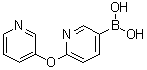 [6-(3-吡啶基氧基)-3-吡啶基]硼酸分子结构 (CAS 918138-38-2)