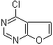 structure of CAS# 918340-51-9, 4-Chlorofuro[2,3-d]pyrimidine