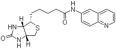 structure of CAS# 91853-89-3, Biotinyl-6-aminoquinoline;(3aS-(3aalpha,4beta,6aalpha))-Hexahydro-2-oxo-N-6-quinolinyl-1H-thieno[3,4-d]imidazole-4-pentanamide