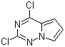 2,4-Dichloropyrrolo[2,1-f][1,2,4]triazine molecular structure (CAS 918538-05-3)