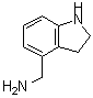 structure of CAS# 918864-94-5, 2,3-Dihydro-1H-indole-4-methanamine