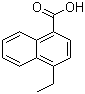 结构式 CAS# 91902-58-8, 4-乙基-1-萘甲酸