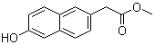 Methyl 6-hydroxy-2-naphthaleneacetate molecular structure (CAS 91903-08-1)