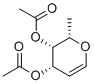 [(2S,3R,4S)-3-acetyloxy-2-methyl-3,4-dihydro-2H-pyran-4-yl] acetate molecular structure (CAS 91926-31-7)