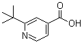 结构式 CAS# 91940-84-0, 2-叔丁基吡啶-4-羧酸