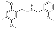4-Iodo-2,5-dimethoxy-N-[(2-methoxyphenyl)methyl]benzeneethanamine molecular structure (CAS 919797-19-6)