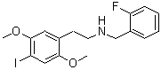 N-[(2-Fluorophenyl)methyl]-4-iodo-2,5-dimethoxybenzeneethanamine molecular structure (CAS 919797-21-0)