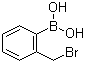 结构式 CAS# 91983-14-1, 2-(溴甲基)苯硼酸; 2-溴甲基苯硼酸