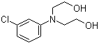 2,2'-(3-Chlorophenylimino)diethanol molecular structure (CAS 92-00-2)