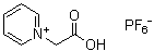 1-(Carboxymethyl)pyridinium hexafluorophosphate molecular structure (CAS 920520-52-1)