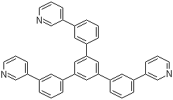 structure of CAS# 921205-03-0, 3,3'-[5'-[3-(3-Pyridinyl)phenyl][1,1':3',1''-terphenyl]-3,3''-diyl]bispyridine;TmPyPB