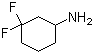 3,3-Difluorocyclohexanamine molecular structure (CAS 921753-34-6)
