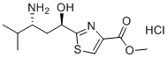 methyl 2-((1R,3R)-3-amino-1-hydroxy-4-methylpentyl)thiazole-4-carboxylate hydrochloride molecular structure (CAS 921927-91-5)