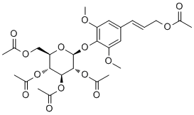 Syringin pentaacetate molecular structure (CAS 92233-55-1)