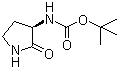 structure of CAS# 92235-34-2, (S)-Boc-3-amino-2-pyrrolidinone
