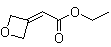 structure of CAS# 922500-91-2, Ethyl oxetan-3-ylideneacetate;Ethyl 2-(oxetan-3-ylidene)acetate