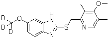 Omeprazole-d<sub>3</sub> Sulfide molecular structure (CAS 922730-98-1)