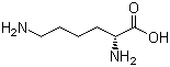 结构式 CAS# 923-27-3, D-赖氨酸