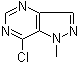 structure of CAS# 923282-39-7, 7-Chloro-1-methyl-1H-pyrazolo[4,3-d]pyrimidine