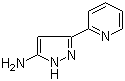 结构式 CAS# 92352-29-9, 5-吡啶-2-基-2H-吡唑-3-胺