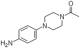 1-乙酰基-4-(4-氨基苯基)哌嗪分子结构 (CAS 92394-00-8)