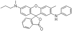 3'-Methyl-6'-(methylpropylamino)-2'-(phenylamino)fluoran molecular structure (CAS 92409-09-1)