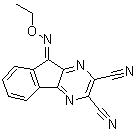 结构式 CAS# 924296-19-5, 9-乙氧基亚氨基-9H-茚并[1,2-b]吡嗪-2,3-二甲腈
