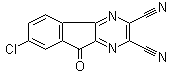 7-Chloro-9-oxo-9H-indeno[1,2-b]pyrazine-2,3-dicarbonitrile molecular structure (CAS 924296-39-9)