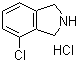 structure of CAS# 924304-73-4, 4-Chloroisoindoline hydrochloride;4-Chloro-2,3-dihydro-1H-isoindole hydrochloride (1:1)