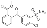 Chlorthalidone acid methyl ester impurity molecular structure (CAS 92433-89-1)