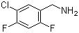 5-Chloro-2,4-difluorobenzylamine molecular structure (CAS 924818-16-6)