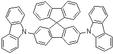9,9'-(9,9'-Spirobi[9H-fluorene]-2,7-diyl)bis-9H-carbazole molecular structure (CAS 924899-38-7)