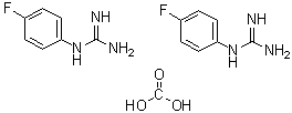 Carbonic acid compd. with N-(4-fluorophenyl)guanidine (1:2) molecular structure (CAS 925921-40-0)
