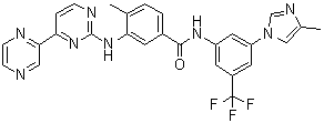 Radotinib molecular structure (CAS 926037-48-1)