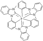 (OC-6-21)-Tris[(3-methyl-1H-benzimidazol-1-yl-2(3H)-ylidene)-1,2-phenylene]iridium molecular structure (CAS 926292-95-7)